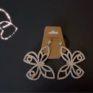 Handmade Silver Statement Earrings